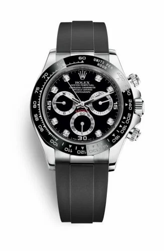Rolex Cosmograph Daytona White Gold / Cerachrom / Black - Diamond / Oysterflex 116519LN-0025 (M116519ln-0025)
